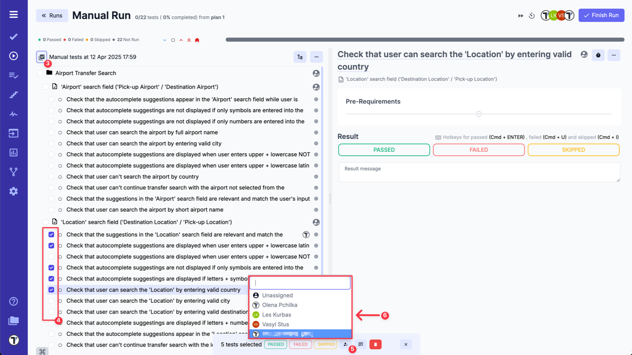 Testomat.io - Assign TC